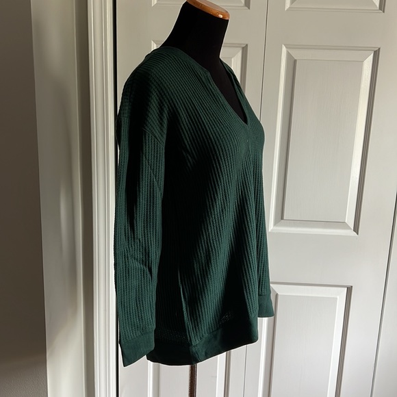 Waffle Split Neck Tunic - Picture 5 of 6